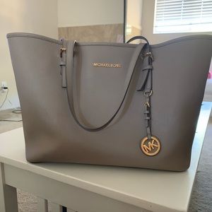 Grey Michael Kors tote
